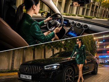 HẠNG THƯƠNG GIA Mercedes E-class - Phù hợp cho tối đa 3 người -  2 hành lý xách tay và 2 hành lý ký gửi Tiêu chuẩn - Nước tinh khiết và khăn ướt miễn phí