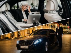 First Class Mercedes S-Class – Suitable for up to 3 people – 2 carry-on bags and 1 standard checked bag – Complimentary bottled water and wet wipes