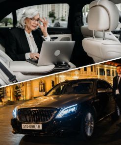First Class Mercedes S-Class – Suitable for up to 3 people – 2 carry-on bags and 1 standard checked bag – Complimentary bottled water and wet wipes